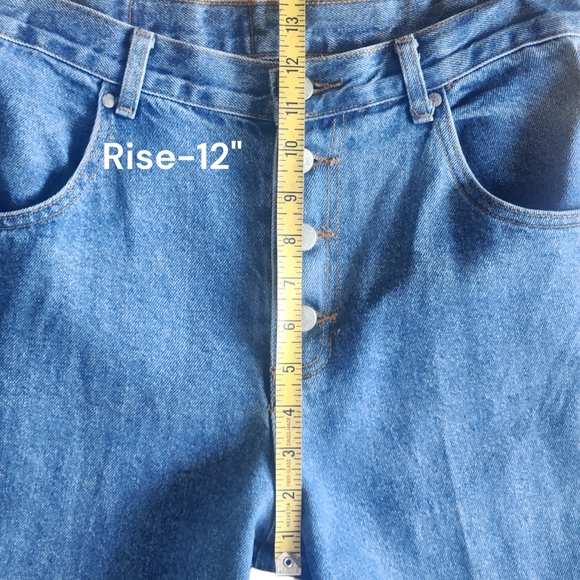 Vtg 80s 90s Be Bop High Rise Button Fly Jeans 100% Cotton USA Made Sz 9 (30×32) - Picture 11 of 15